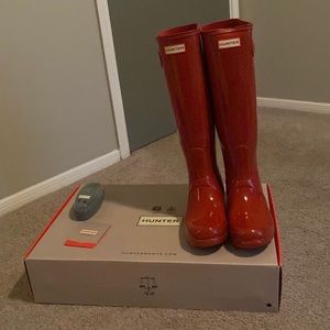 New Red Hunter Boots